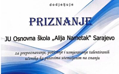 Priznanje Federalnog ministarstva obrazovanja i nauke
