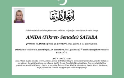 Posljednji oproštaj/pozdrav našoj dragoj učenici