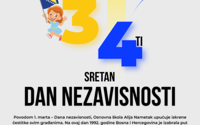 Iz učionice informatike: Čestitka domovini 🇧🇦