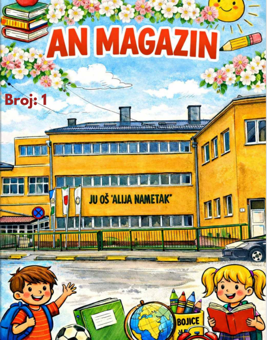 PREDSTAVLJAMO VAM PRVI BROJ NAŠEG ŠKOLSKOG ČASOPISA! 📣