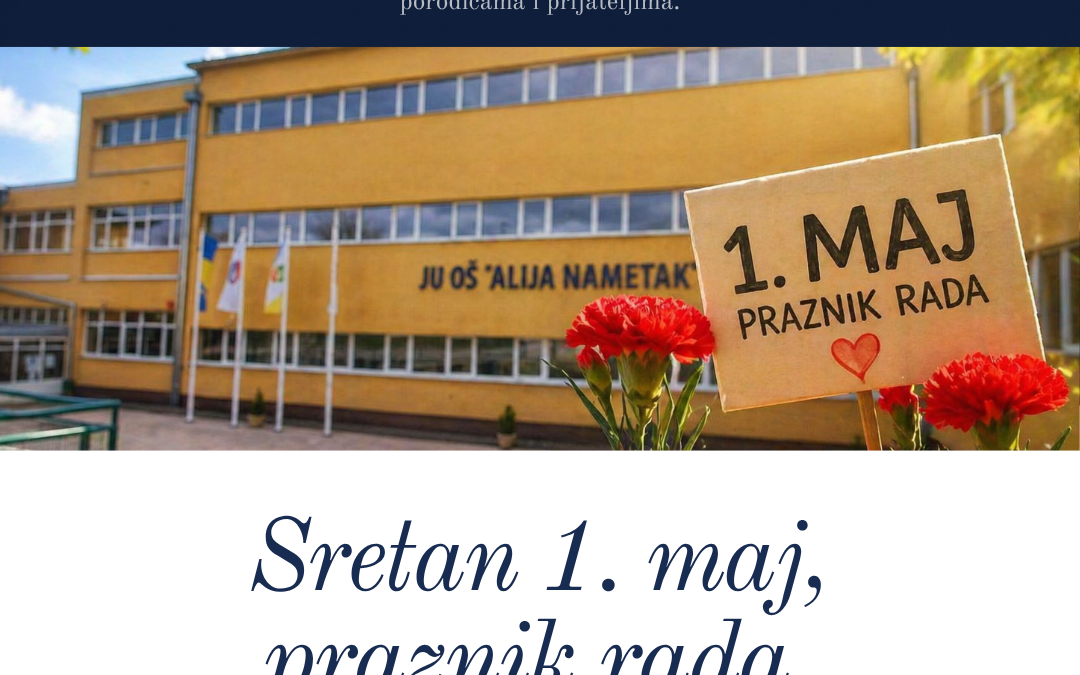 Sretan 1. maj – Međunarodni praznik rada