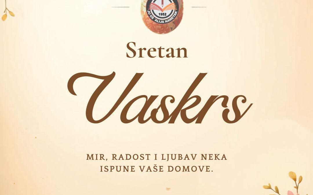 Čestitka povodom Vaskrsa