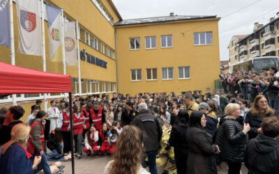 Održana taktičko-pokazna vježba evakuacije u slučaju požara